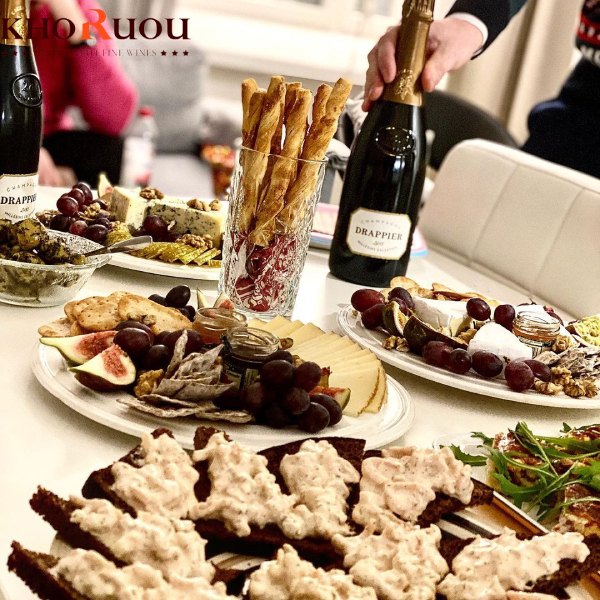 Rượu Champagne Pháp Drappier Millésime Exception khoruou