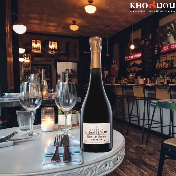 Rượu Champagne Pháp Drappier Urville Côteaux Champenois Red khoruou
