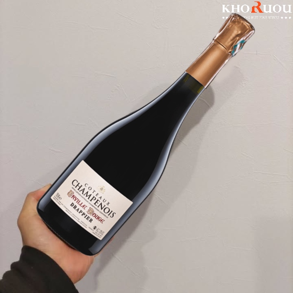 Rượu Champagne Pháp Drappier Urville Côteaux Champenois Red khoruou