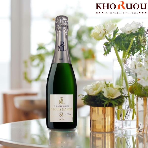 Rượu Champagne Pháp P. Louis Martin Brut khoruou
