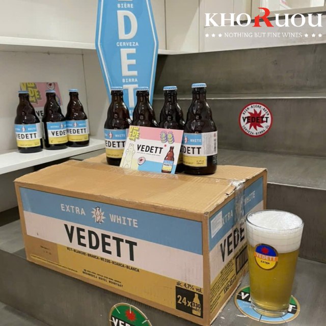 Bia Bỉ Vedett Extra White