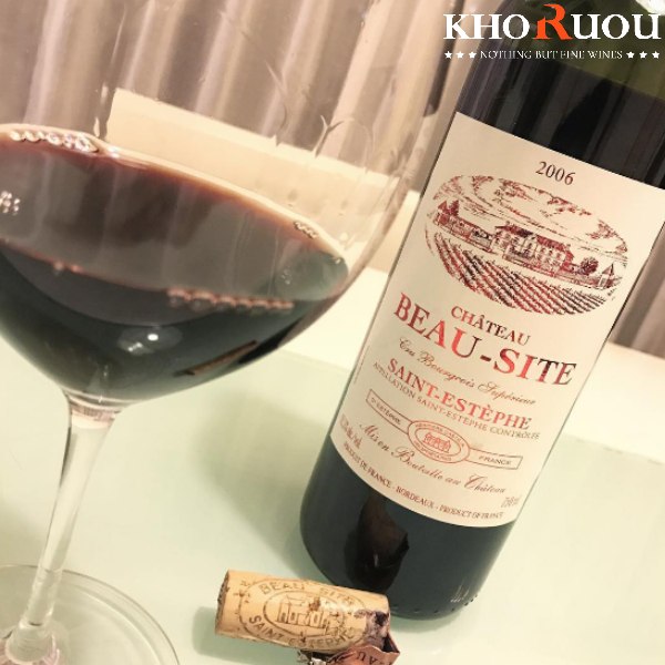 Rượu vang Pháp Château Beau-Site "Cru Bourgeois Supérieur" khoruou