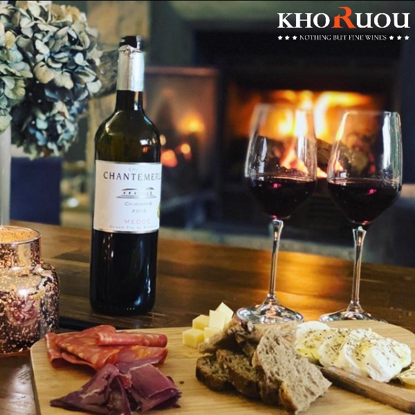 Rượu vang Pháp Château Chantemerle Cru Bourgeois khoruou