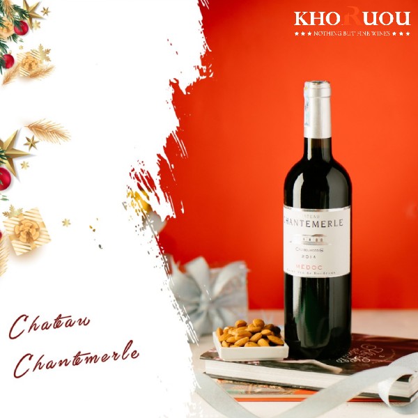 Rượu vang Pháp Château Chantemerle Cru Bourgeois khoruou
