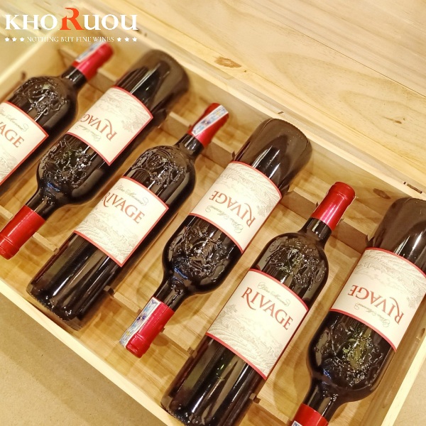 Rượu vang Pháp Rivage Rouge khoruou