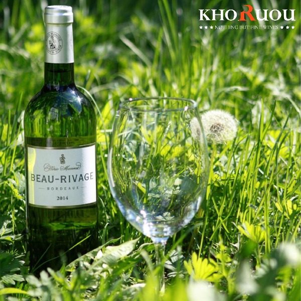 Rượu vang Pháp Beau-Rivage Blanc khoruou