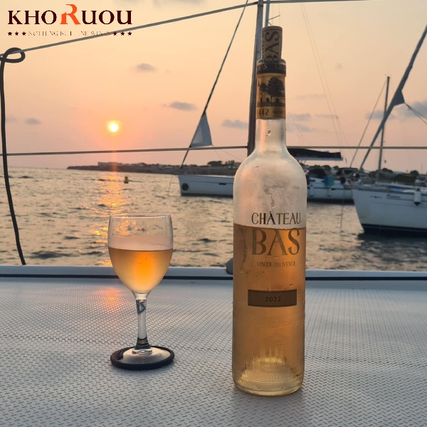Rượu vang Pháp Château Bas Rosé Bio Wine khoruou