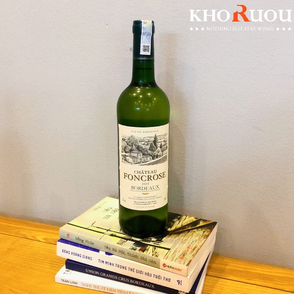 Rượu vang Pháp Château FoncRosé Blanc khoruou