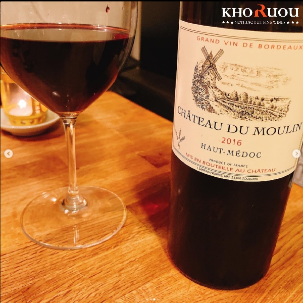 Rượu vang Pháp Château du Moulin khoruou