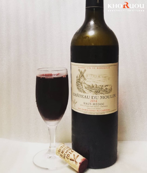 Rượu vang Pháp Château du Moulin khoruou