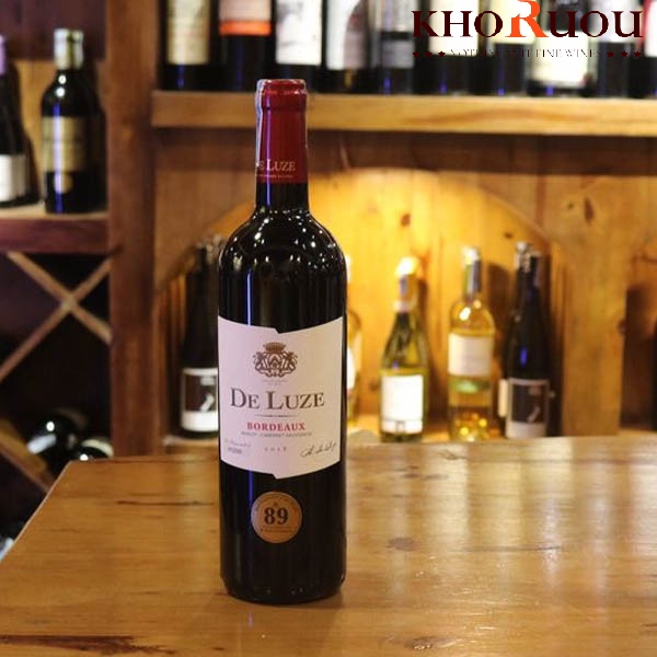 Rượu vang Pháp De Luze Bordeaux khoruou