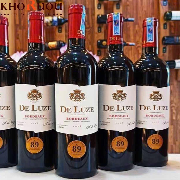 Rượu vang Pháp De Luze Bordeaux khoruou