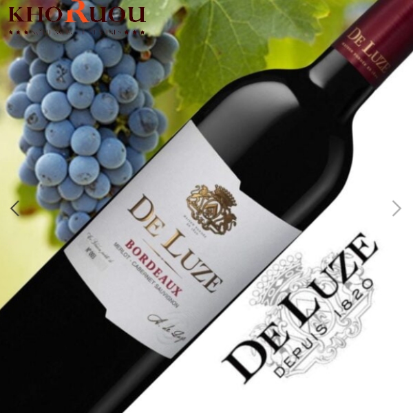 Rượu vang Pháp De Luze Bordeaux khoruou