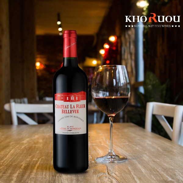 Rượu vang Pháp Château La Fleur Bellevue Rouge khoruou