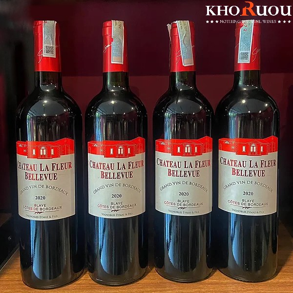 Rượu vang Pháp Château La Fleur Bellevue Rouge khoruou