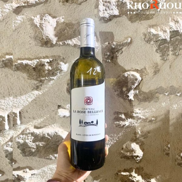 Rượu vang Pháp Château La Rose Bellevue Cuvée Grappe Diem Blanc khoruou