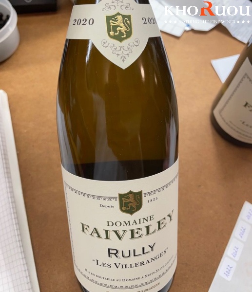 Rượu vang Pháp Domaine Faiveley Rully "Les Villeranges" khoruou