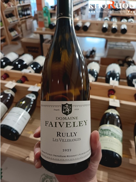 Rượu vang Pháp Domaine Faiveley Rully "Les Villeranges" khoruou
