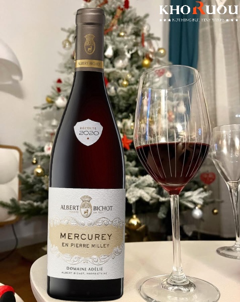 Rượu vang Pháp Albert Bichot Domaine Adélie Mercurey "En Pierre Milley" Bio Wine khoruou