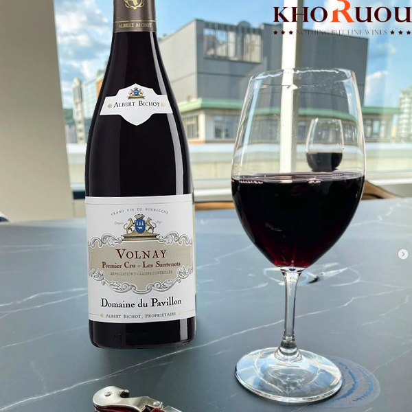 Rượu vang Pháp Albert Bichot Domaine du Pavillon Volvay Premier Cru "Les Santenots" khoruou