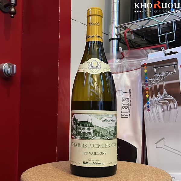 Rượu vang Pháp Domaine Billaud-Simon Chablis Premier Cru "Les Vaillons" khoruou