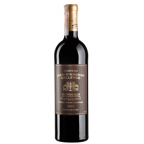 Rượu vang Pháp Chateau Pied D'Argent Bellevue AOP Bordeaux 2018