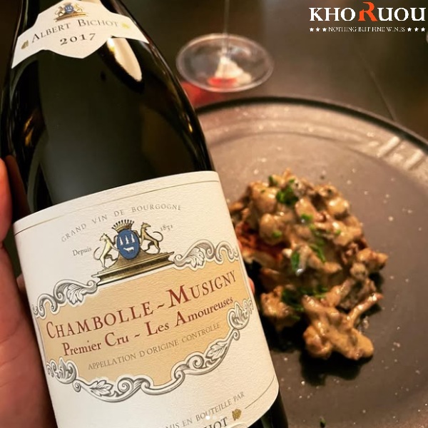 Rượu vang Pháp Albert Bichot Chambolle Chambolle-Musigny Premier Cru "Les Amoureuses" khoruou
