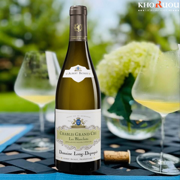 Rượu vang Pháp Albert Bichot Domaine Long-Depaquit Chablis Grand Cru "Les Blanchots" khoruou