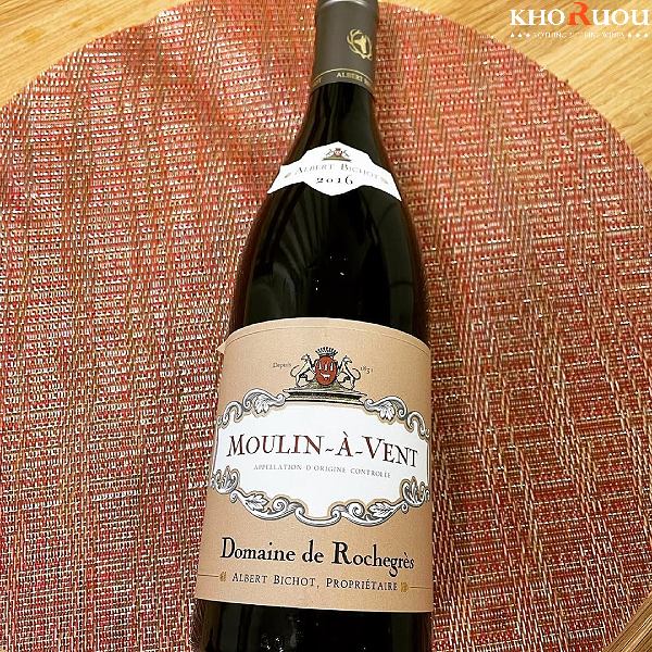 Rượu vang Pháp Albert Bichot Domaine de Rochegrès Moulin-à-Vent "Le Roc" khoruou