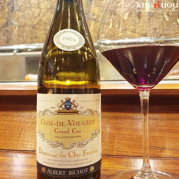 Rượu vang Pháp Albert Bichot Domaine du Clos Frantin Clos de Vougeot Grand Cru khoruou