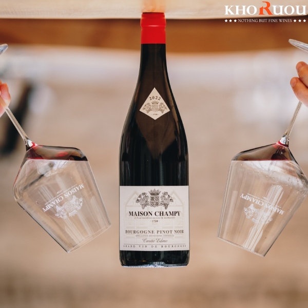 Rượu vang Pháp Maison Champy Bourgogne Pinot Noir "Cuvée Edme" khoruou