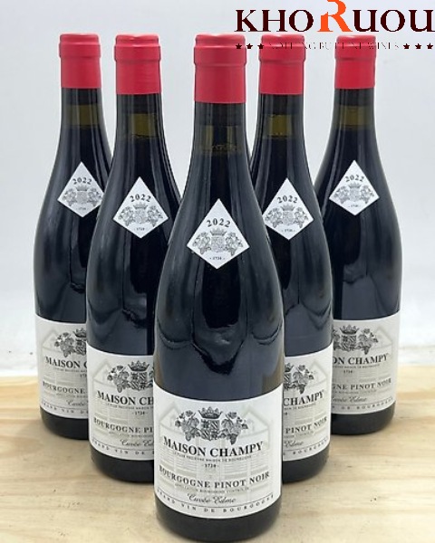 Rượu vang Pháp Maison Champy Bourgogne Pinot Noir "Cuvée Edme" khoruou