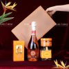 hop-qua-tet-hop-da-doi-nau-vien-cam (1) Hộp Quà Tết Hộp da đôi nâu viền cam