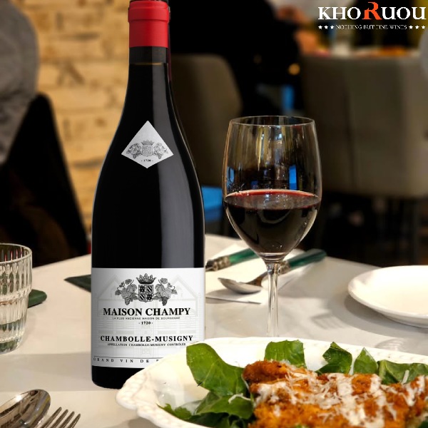 Rượu vang Pháp Maison Champy Chambolle-Musigny khoruou