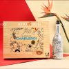 Bia Tết Cao Cấp: Thùng gỗ 6 chai bia Charleroi 750ml