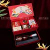 hop-qua-tet-hop-lua-2-tang-do (1) Hộp Quà Tết Hộp Lụa 2 Tầng Đỏ