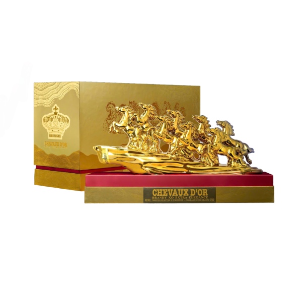 Rượu Linh Vật 2026 Ngựa Vàng Chevaux D'or