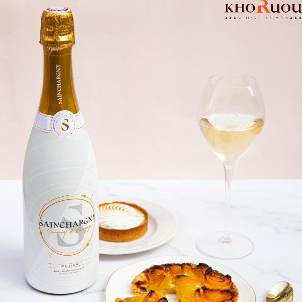 Rượu vang Pháp Sainchargny Ice Flow Blanc de Blancs khoruou
