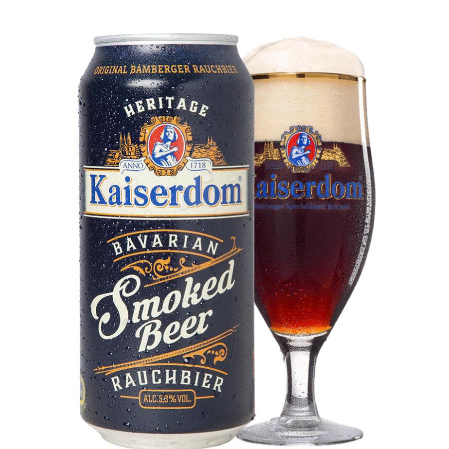 Bia Đức Kaiserdom Smoked 5,3% - thùng 24 lon 440 ml