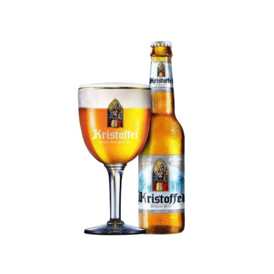 Bia Bỉ Kristoffel White 5% - Thùng 24 chai 330ml