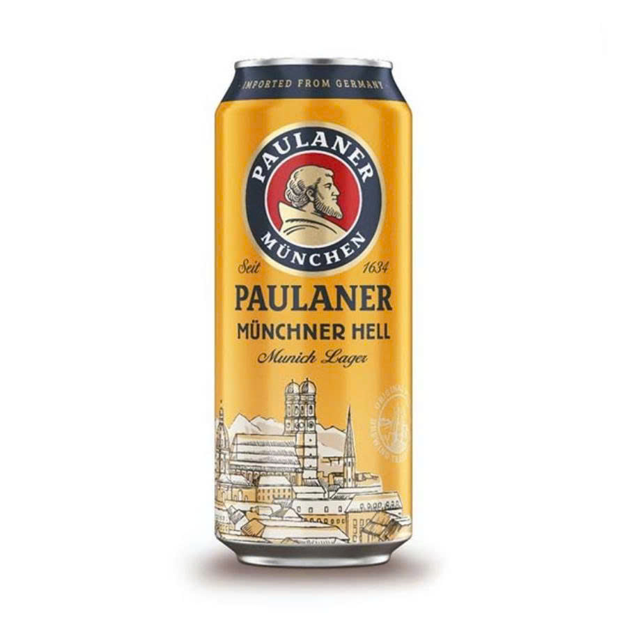 Bia Đức Sanwald Hefe Weizen 4,9% - Thùng 24 lon 500ml
