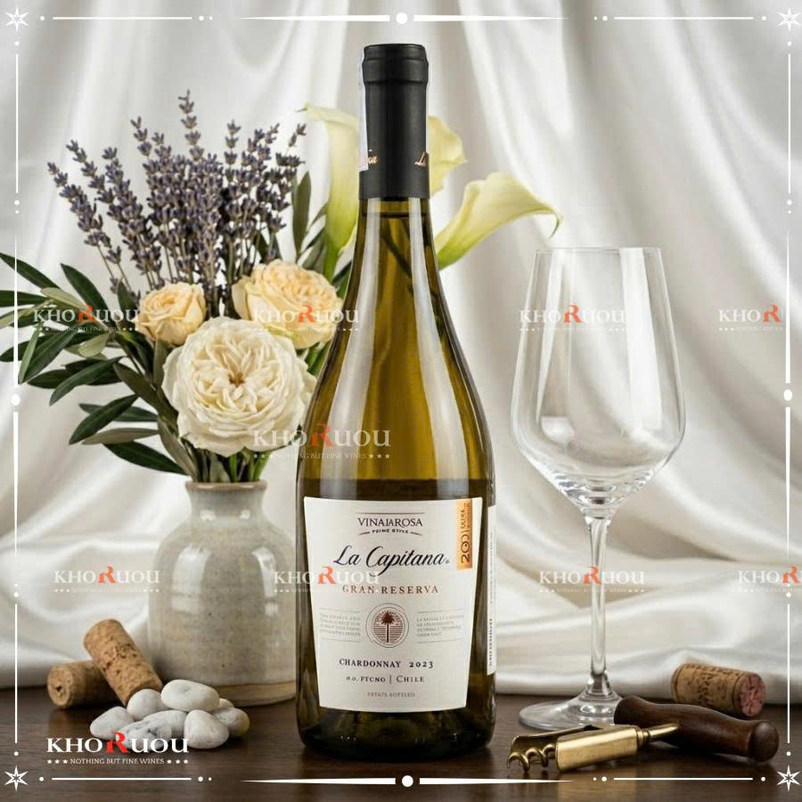 Rượu vang Chile La Capitana Gran Reserva Chardonnay