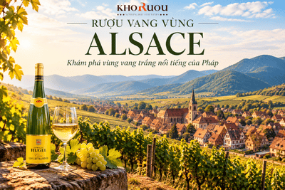 Rượu vang vùng Alsace - Vẻ đẹp tinh tế của vang Pháp